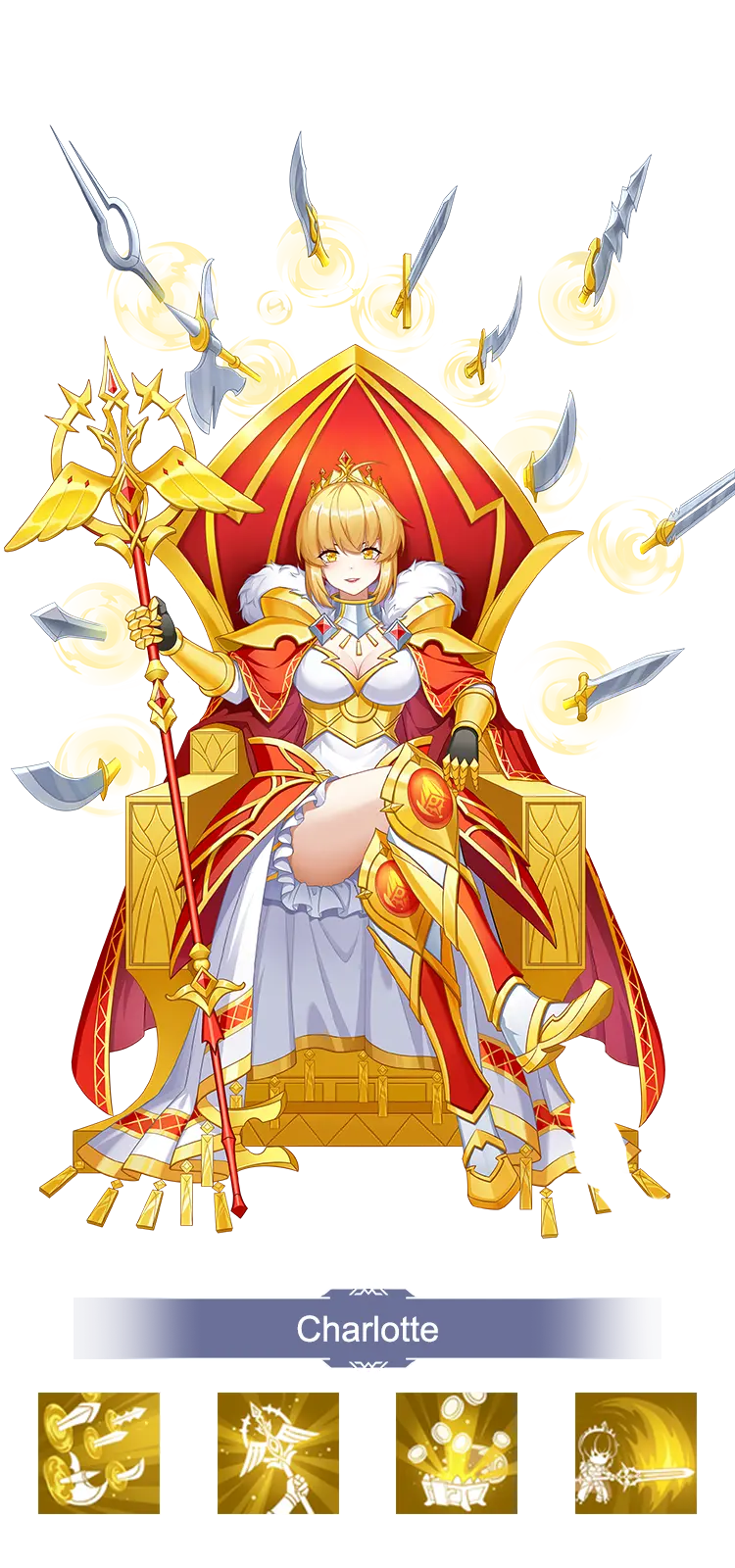 Charlotte Gold Might Golden Sword Gold Wager Gold Vault