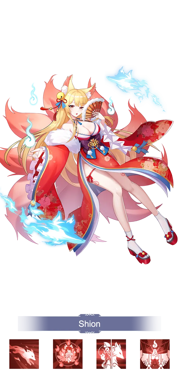 Shion Foxfire Burst Nine-Tail Spell Masked Form Foxfire Guard